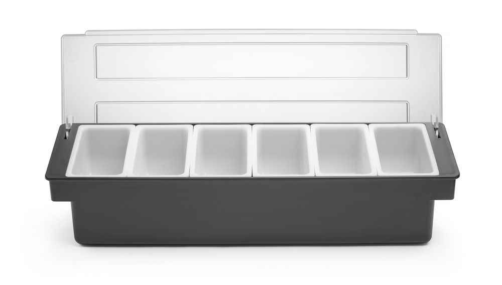 Zutatenbox – 6 Behälter BarUp 480x150x(H)100mm