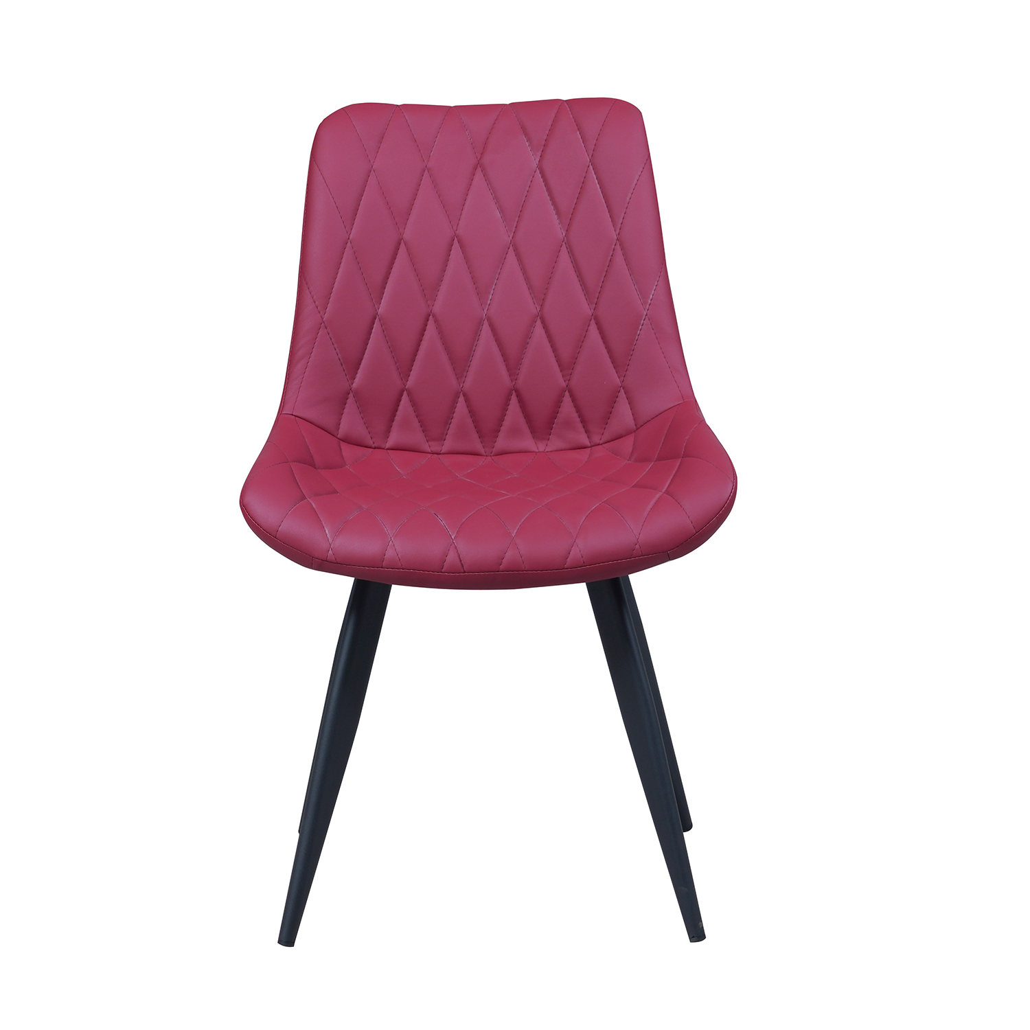 Restaurant-Stuhl-Scarlet-Rot-Kunstleder