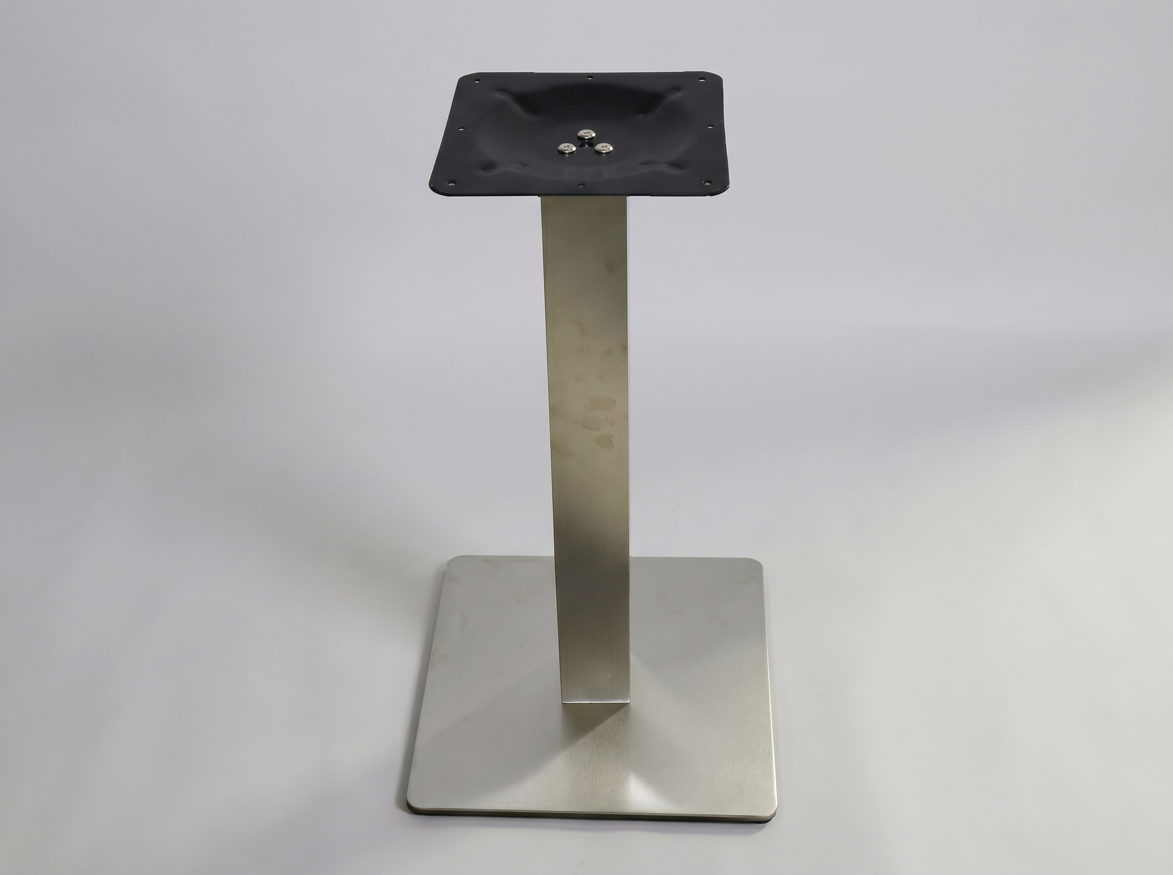 Restaurant Bistro Table Leg TB1 Silver, Single-Legged