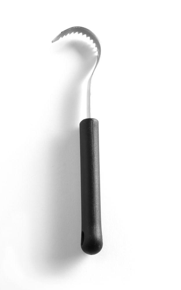 Butterroller - gezackt Schwarz (L)190mm-ING12477