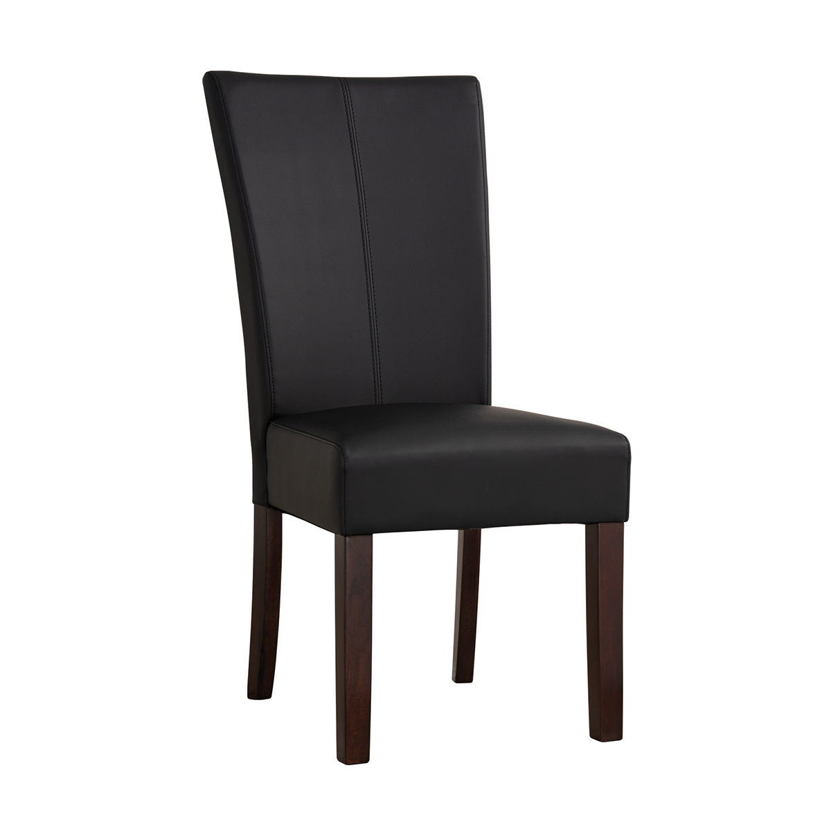 Restaurant Bistro Chair ‘Cathy’ – Faux Leather, Black, Red and Brown