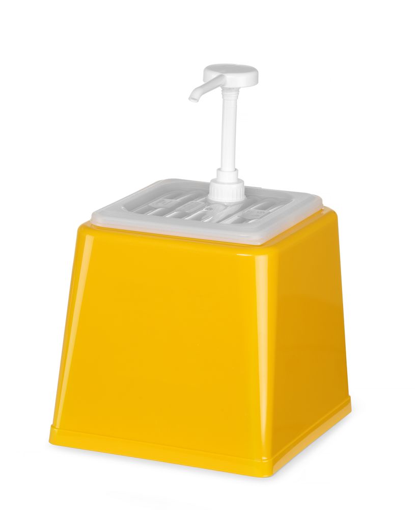 Pump-Saucenspender 2,5 Liter - Gelb