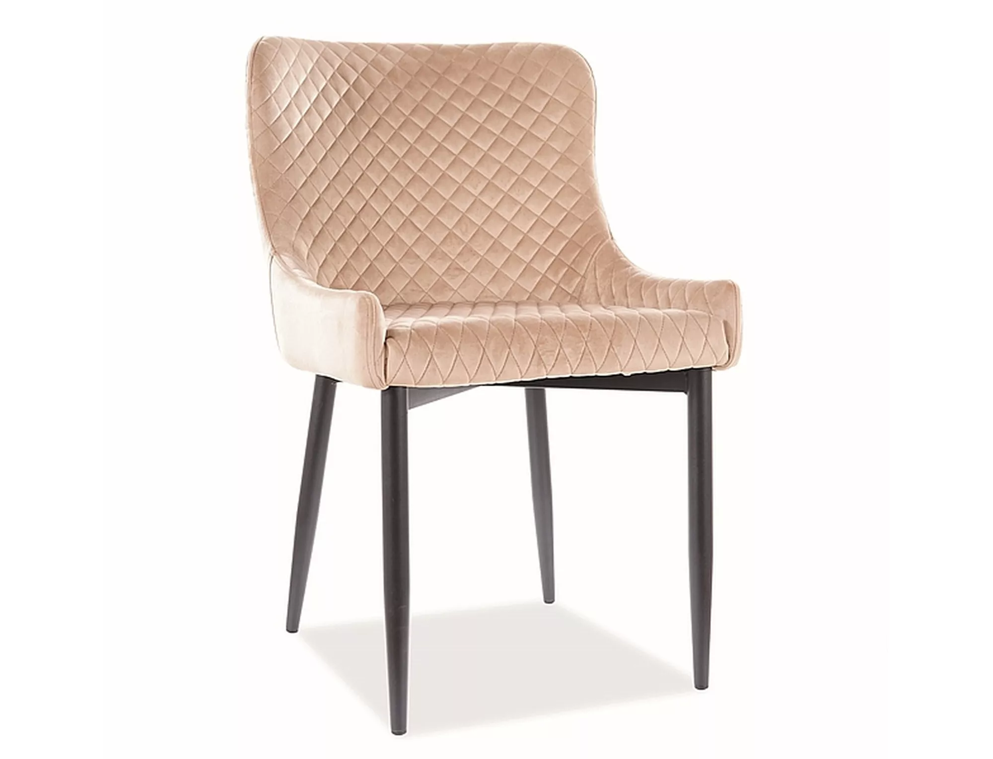 Artus Restaurant, Bistro and Hotel Chair in beige velvet with armrests