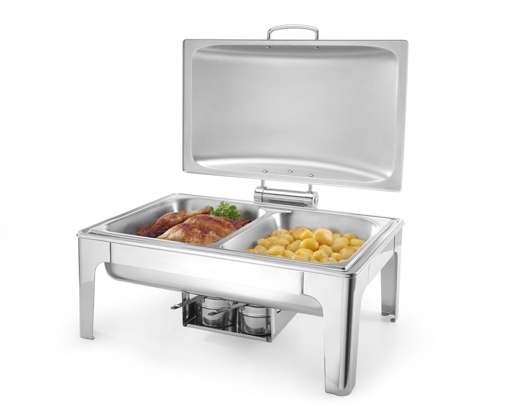 Chafing Dish GN 1/1 satiniert Profi Line 9 Liter 57x43x(H)29cm