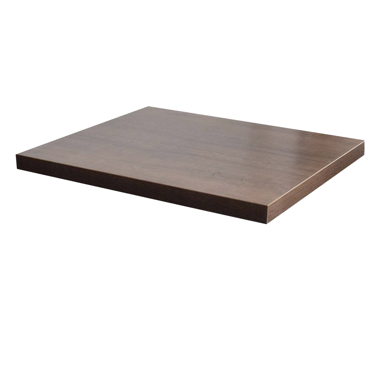 Table top 80x70cm walnut scratch-resistant with ABS protective edge