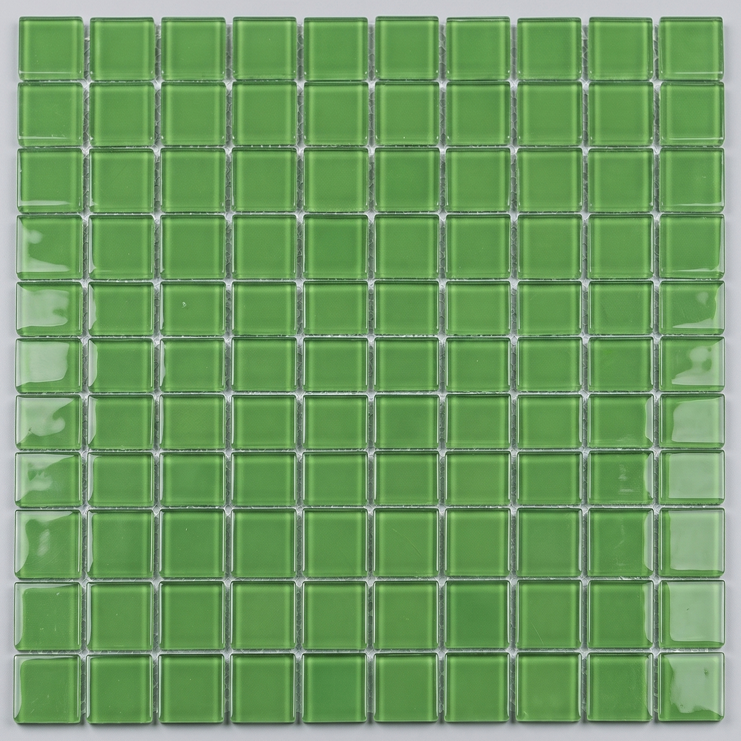 Glass mosaic 23×23 mm, glossy, Bloom