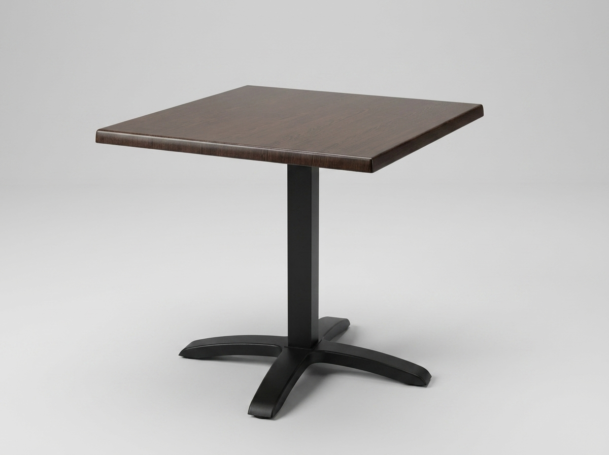 Outdoor Bistro Table 70x70cm HPL Dark Brown TK3 - Brest