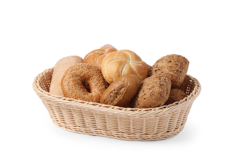 Brotkorb Oval Braun 38x27x(H)9cm