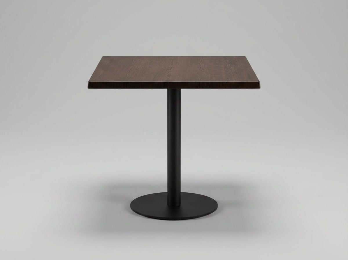 Outdoor Bistro Table 70x70cm HPL Dark Brown TK5 - Brest