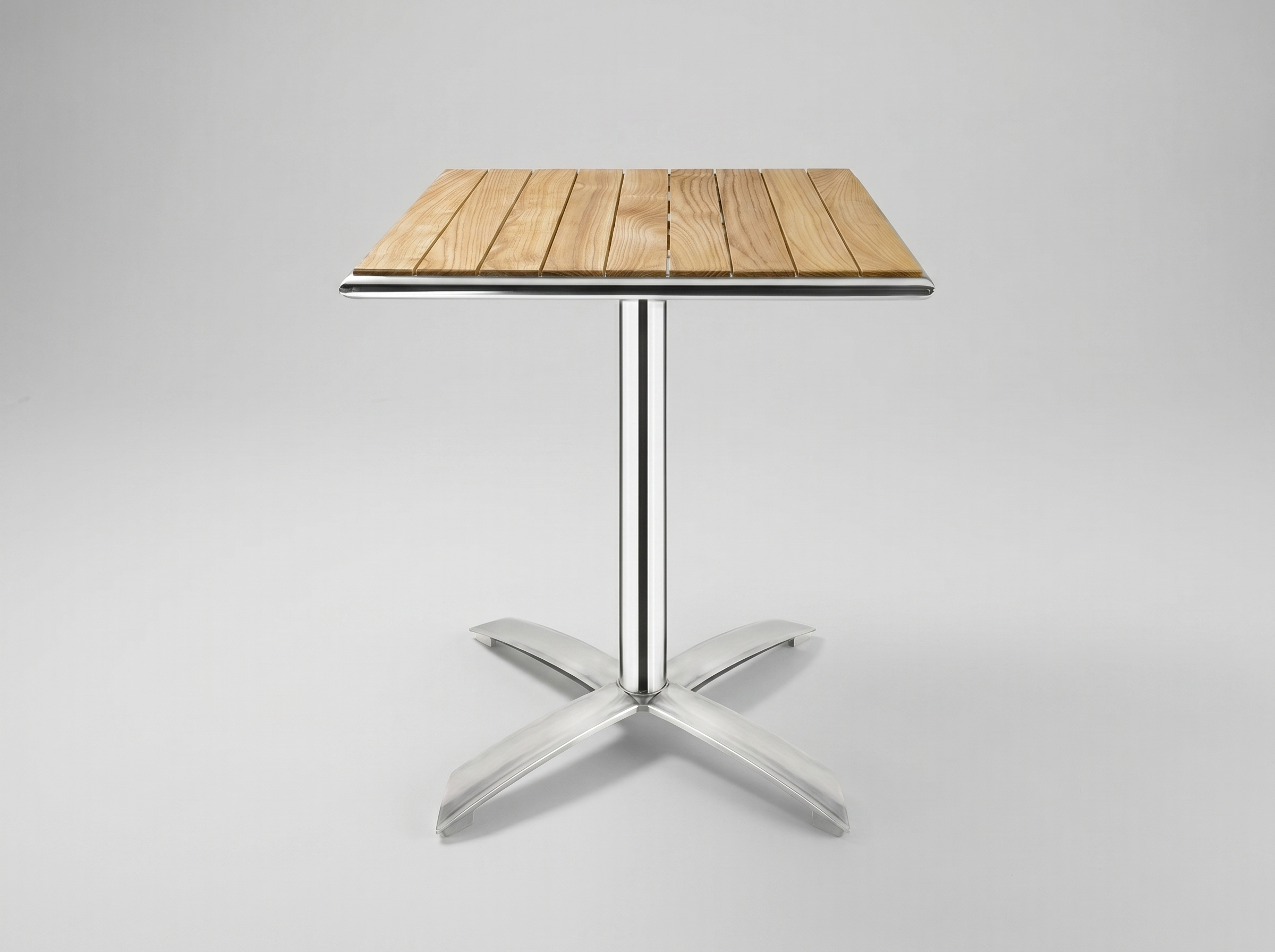 Outdoor Folding Table, 60 x 60 cm, for outdoor use, ash wood – Tango