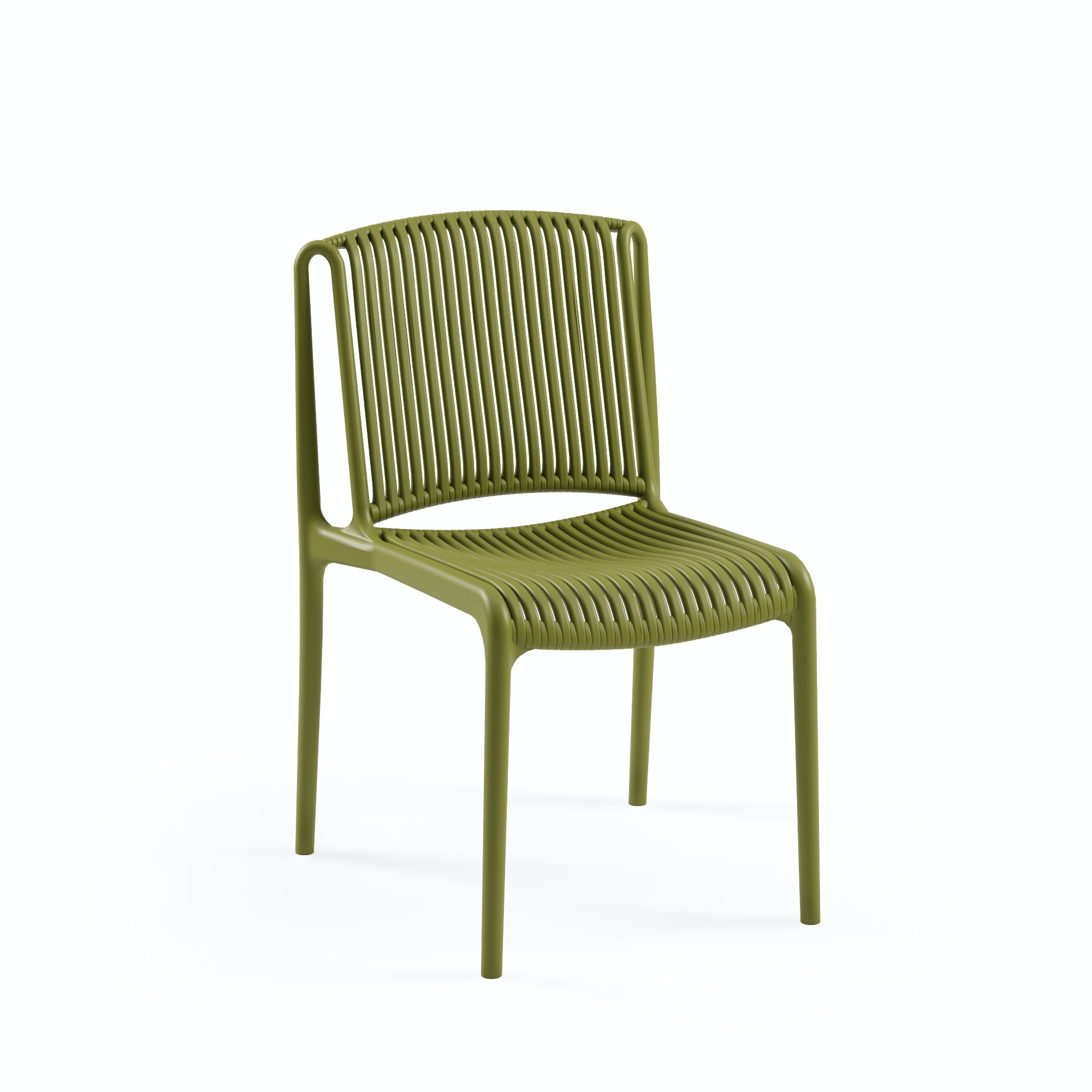 Sen Polypropylene Outdoor Chair for indoor and outdoor use – Green