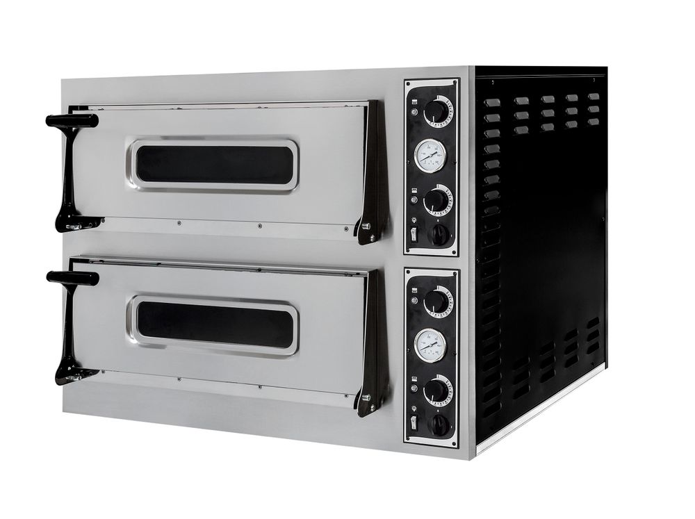 Pizzaofen Basic 44 - 2 Kammern 400V/9400W 97,5x93x(H)74,2cm
