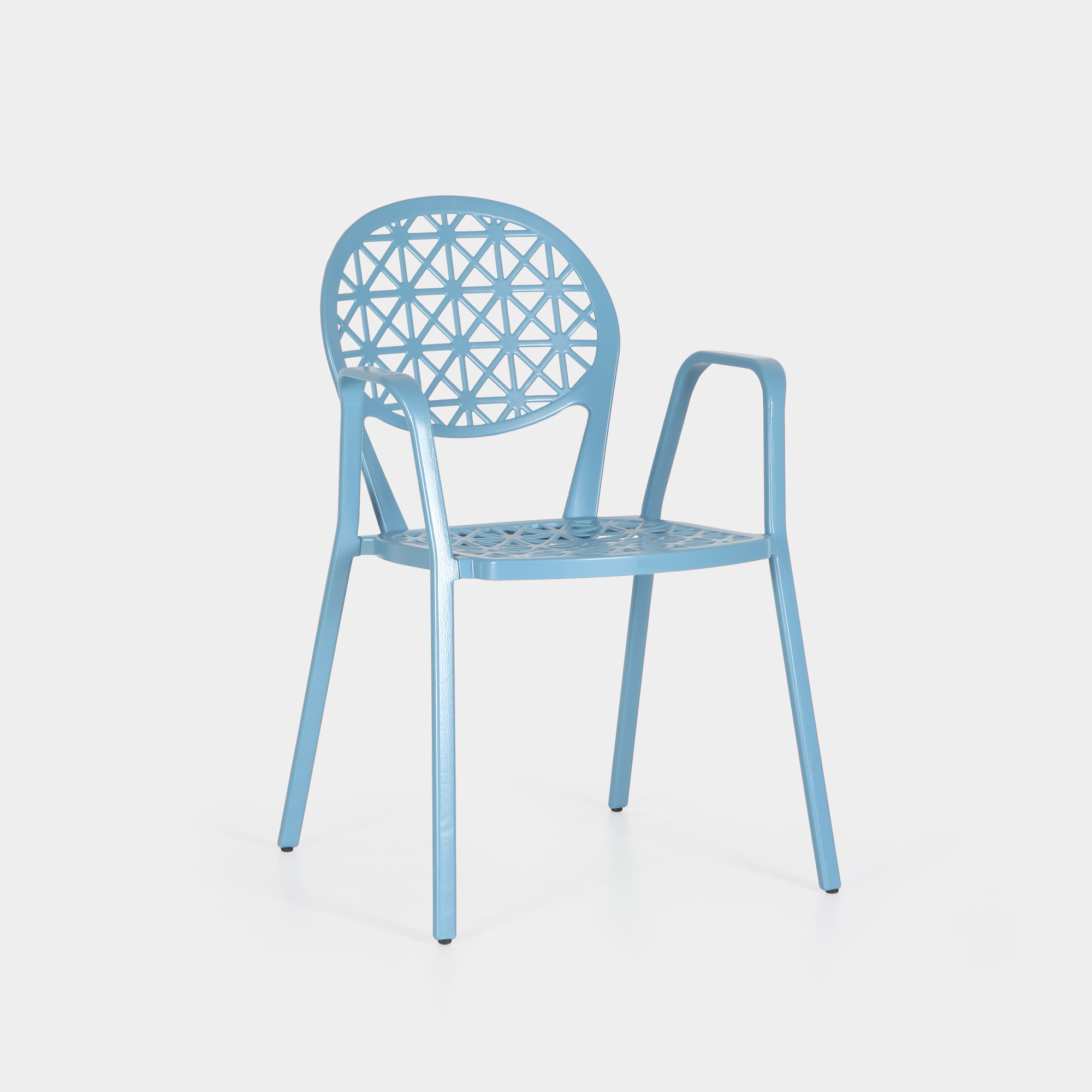 Aluminium Outdoor Chair, Mersin Blue
