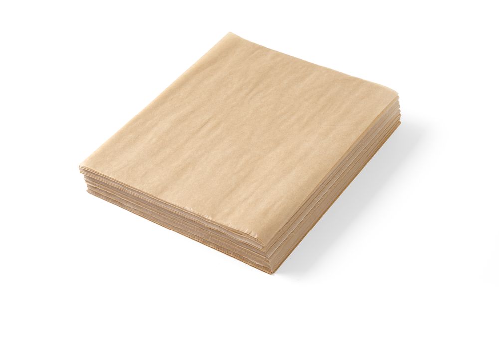 Einschlagpapier fettdicht Beige Braun 20x25cm - 500 Stück