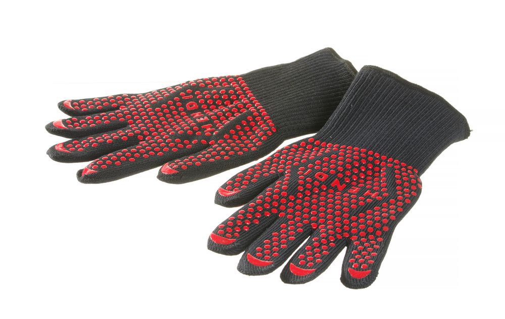 Grillhandschuhe hitzebeständig – 2 Stück    2 Stk.  (L)300mm