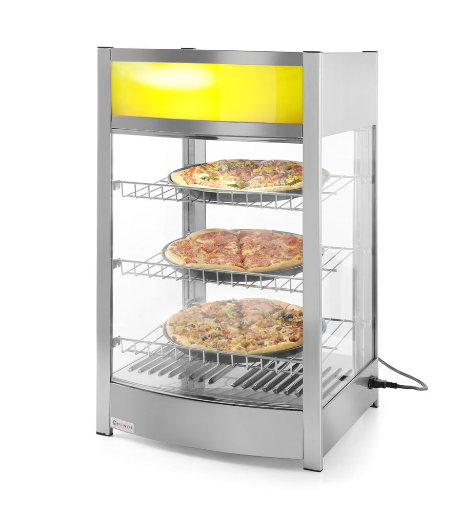 Warmhaltevitrine 3 Regalböden 97 Liter 230V/800W 46x46,7x(H)78,5cm
