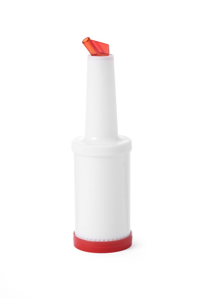 Dosier- und Aufbewahrungsflasche BarUp 0.8L Rot ⌀90x(H)300mm