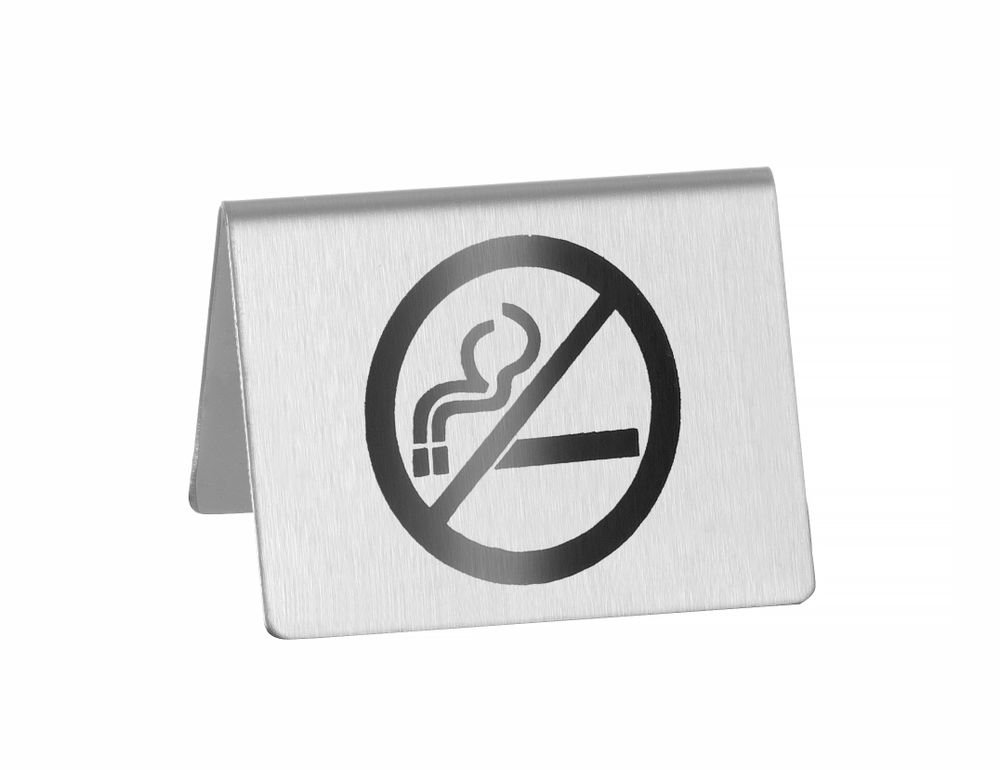 Tischschild "Nicht rauchen"  50x35x(H)40mm