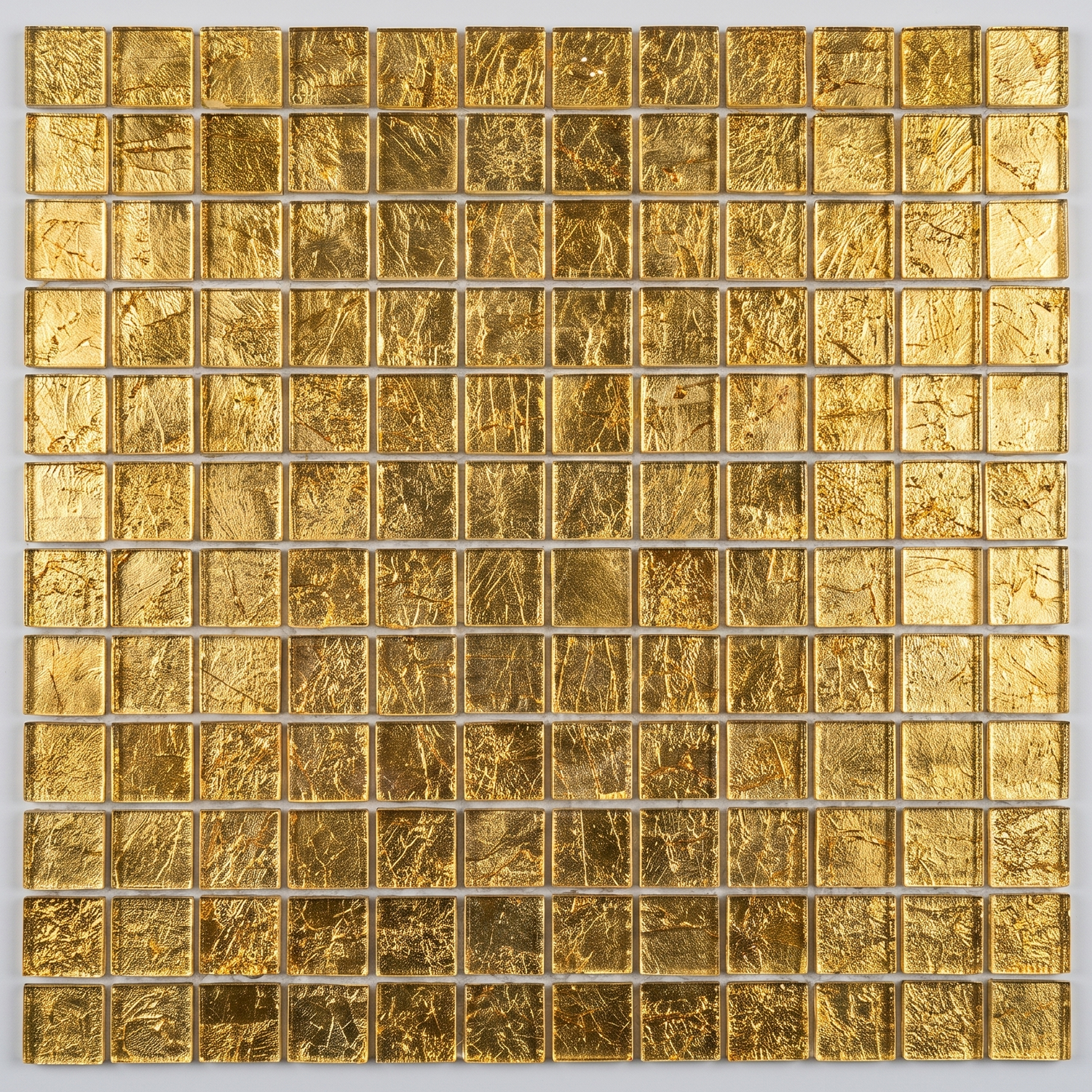 Lille Gold Glass Mosaic with a Metallic Finish 