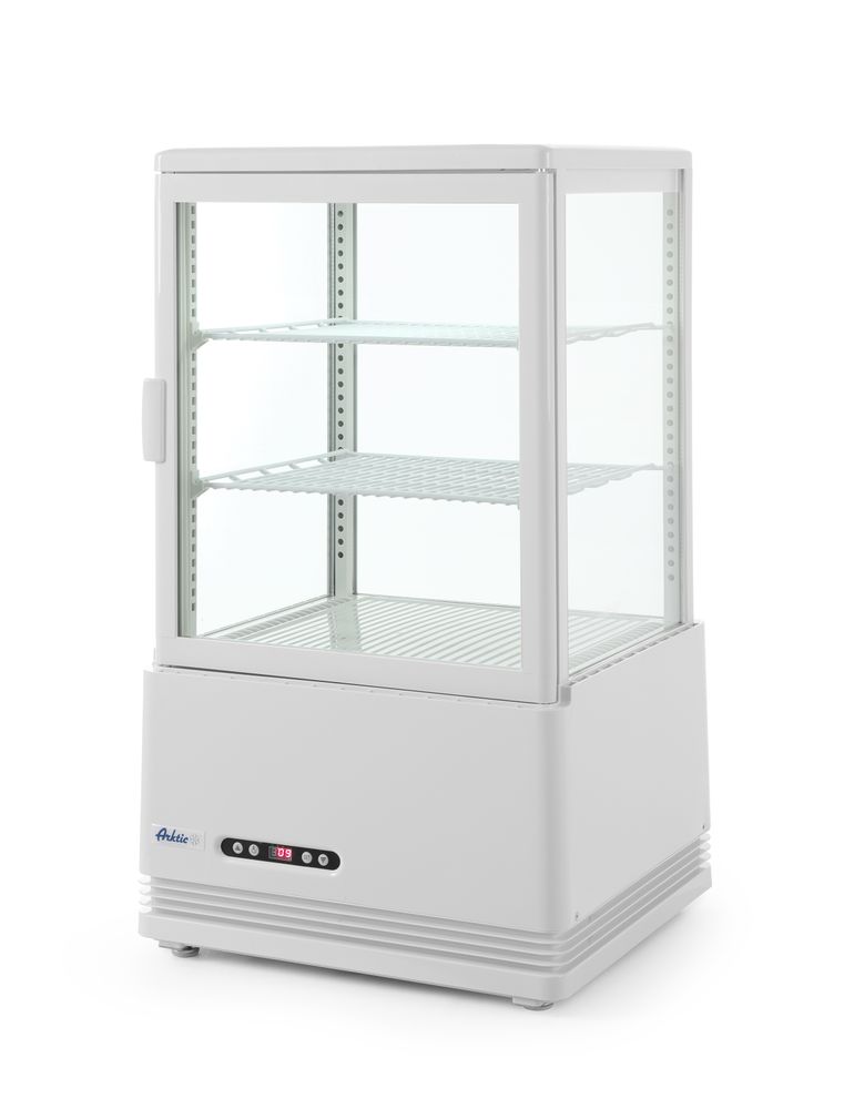 Aufsatz-Kühlvitrine 58 Liter Arktic Weiß 230V/170W 452x406x(H)830mm
