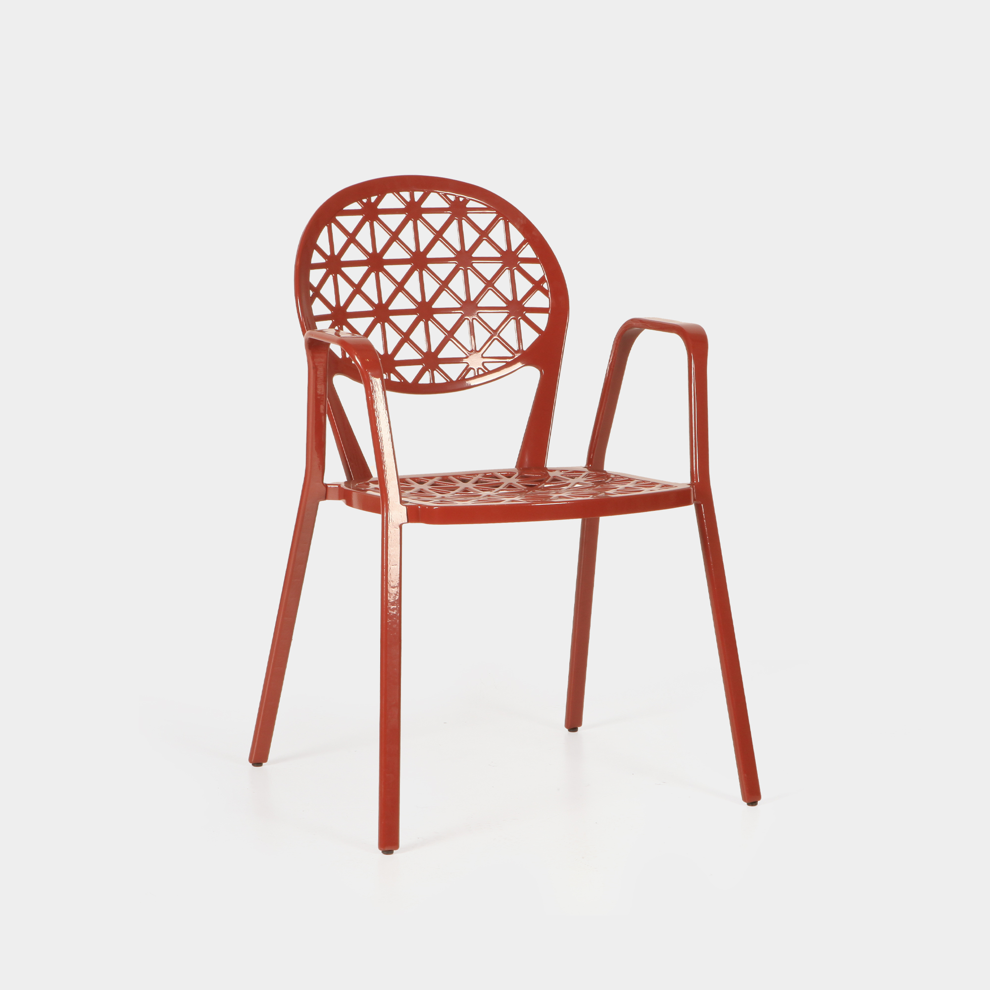 Aluminium Outdoor Chair, Mersin Red