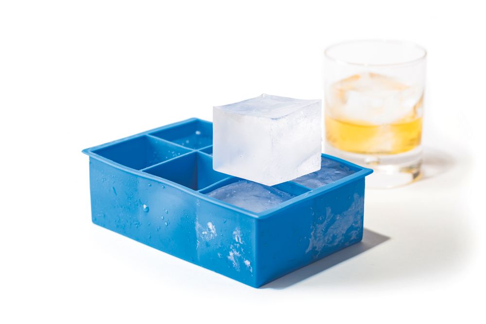 Eiswürfelform XL-Würfel BarUp Blau 17x11x(H)5,2cm