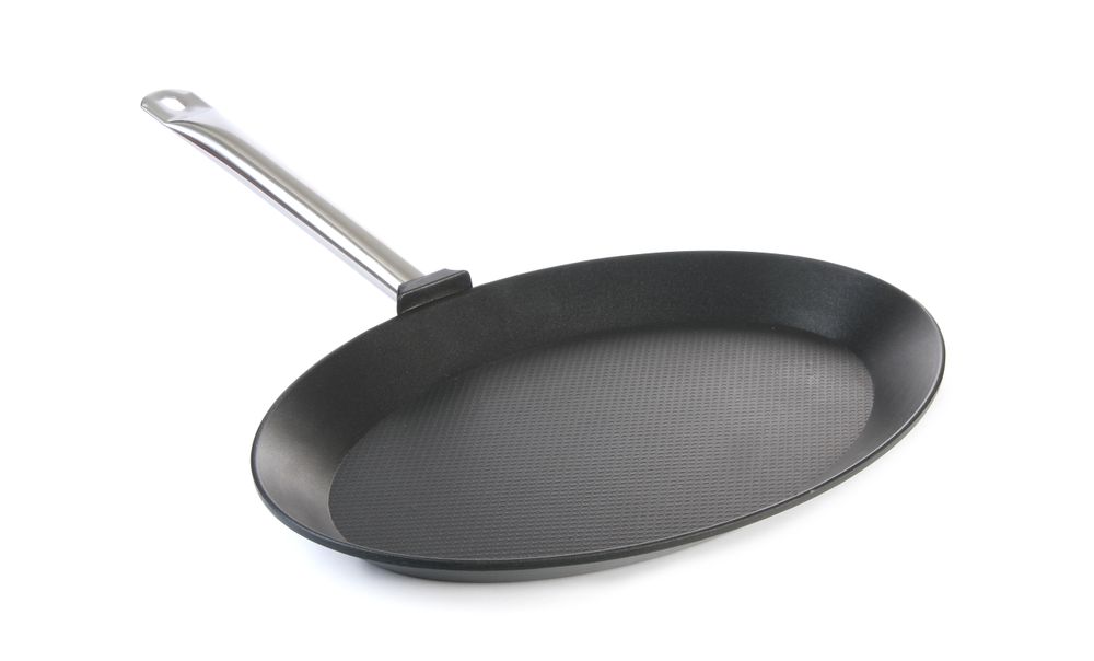 Fischpfanne - oval Titanium Professional 40x27,5x(H)3,5cm
