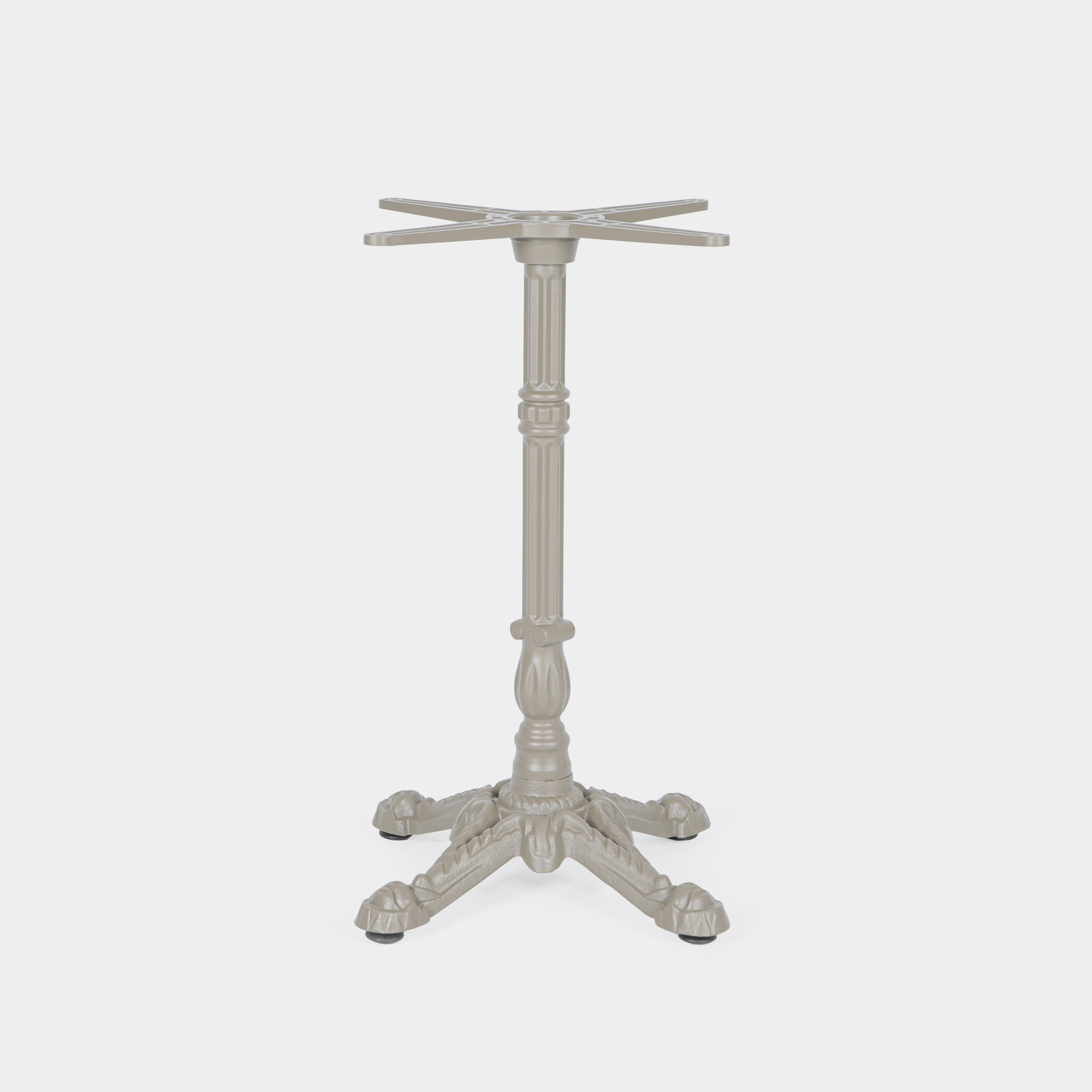 Table frame – restaurant/bistro table legs in a retro style – base, beige