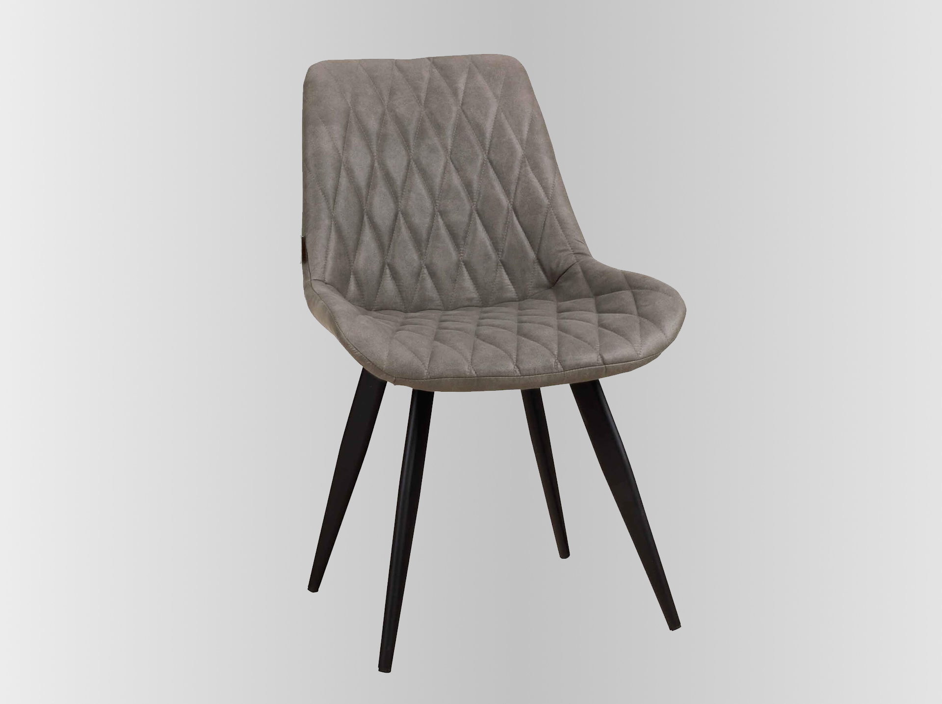 Scarlet Faux Leather Bistro Chair in Matt Cappuccino