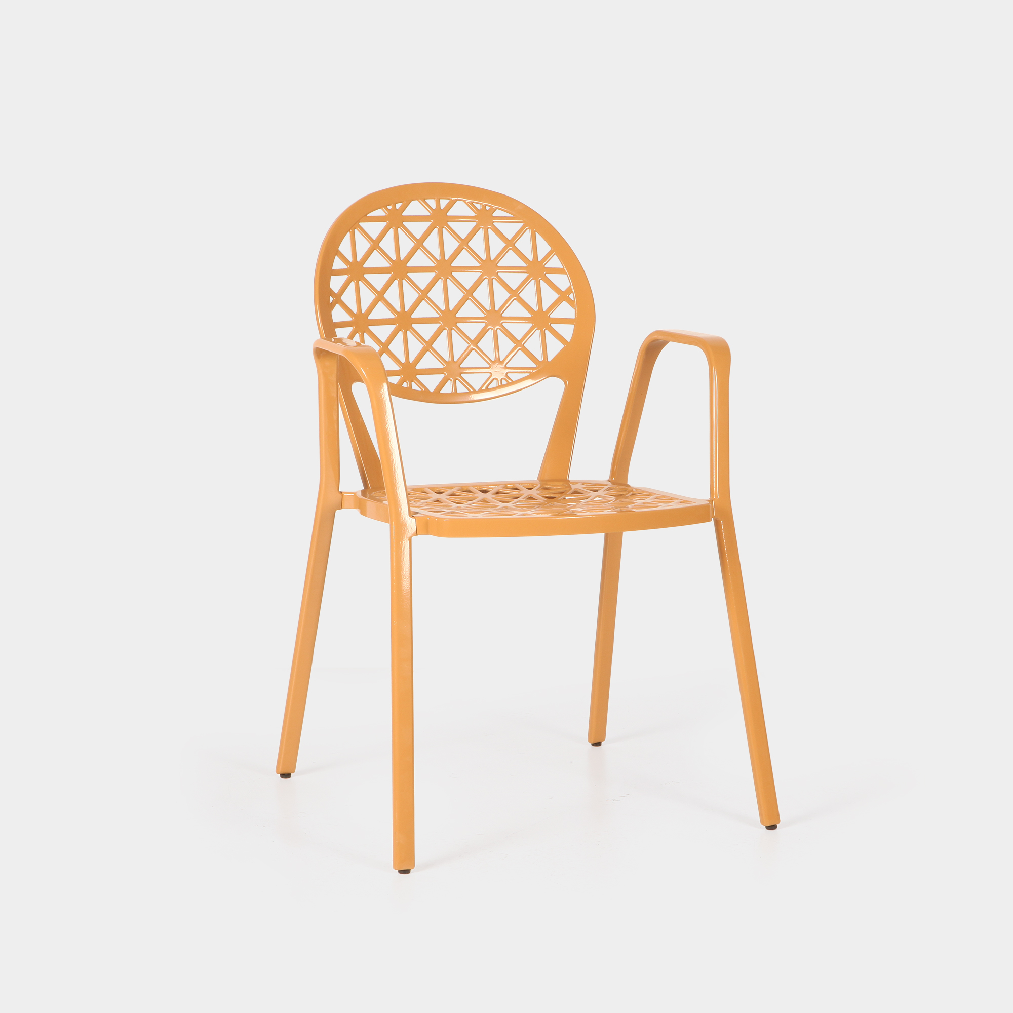 Mersin Orange Aluminium Outdoor Chair