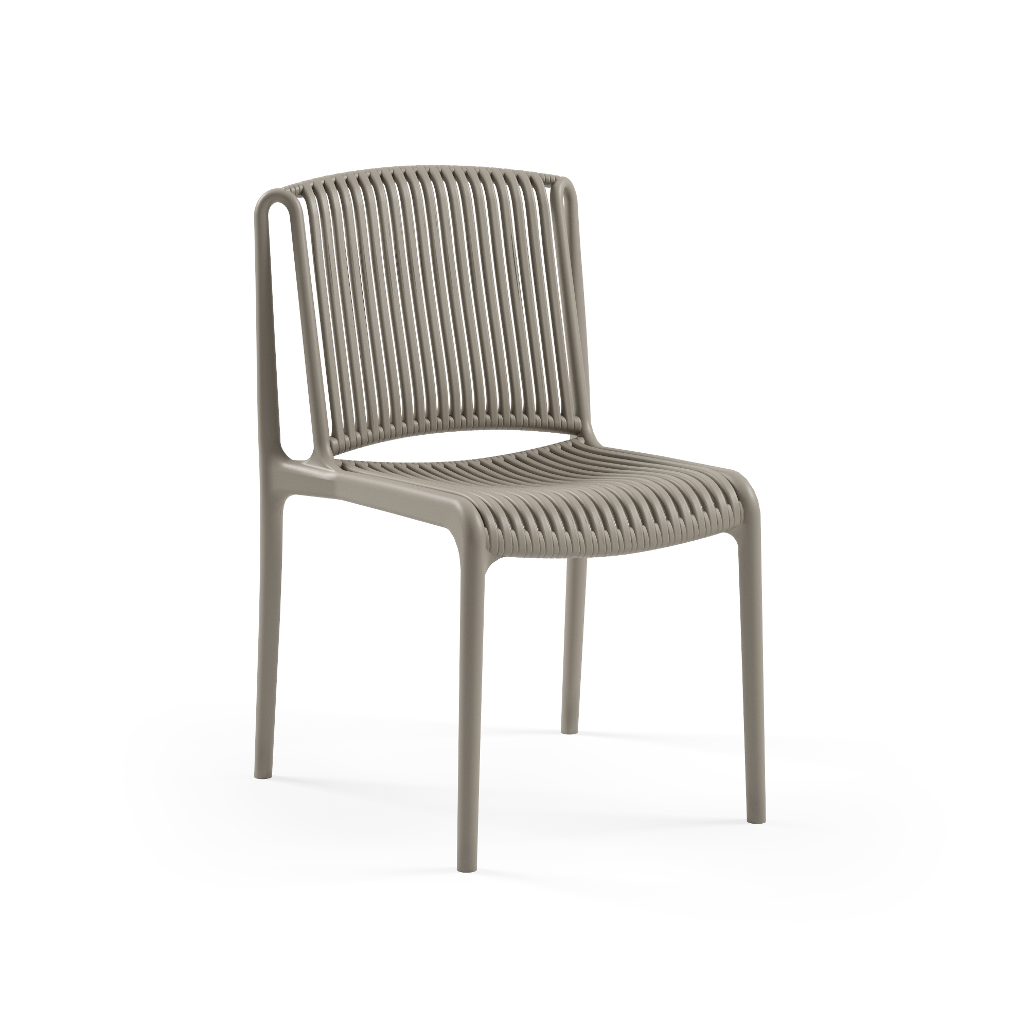Sen Polypropylene Outdoor Chair for Indoor and Outdoor Use – Grey