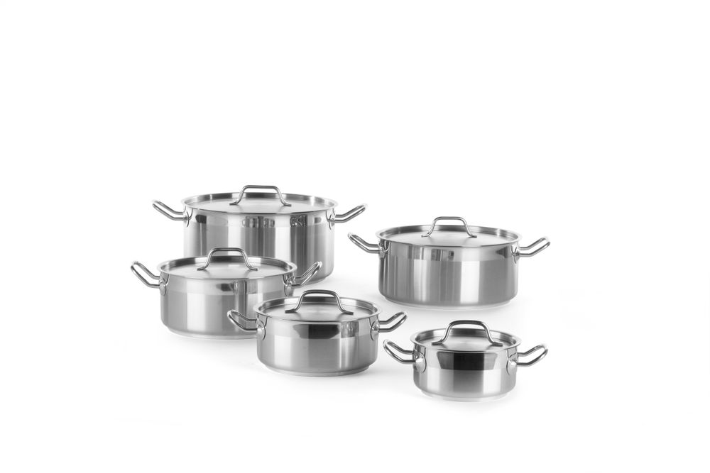 Kochtopf niedrig - mit Deckel Profi Line 12L ⌀320x(H)150mm